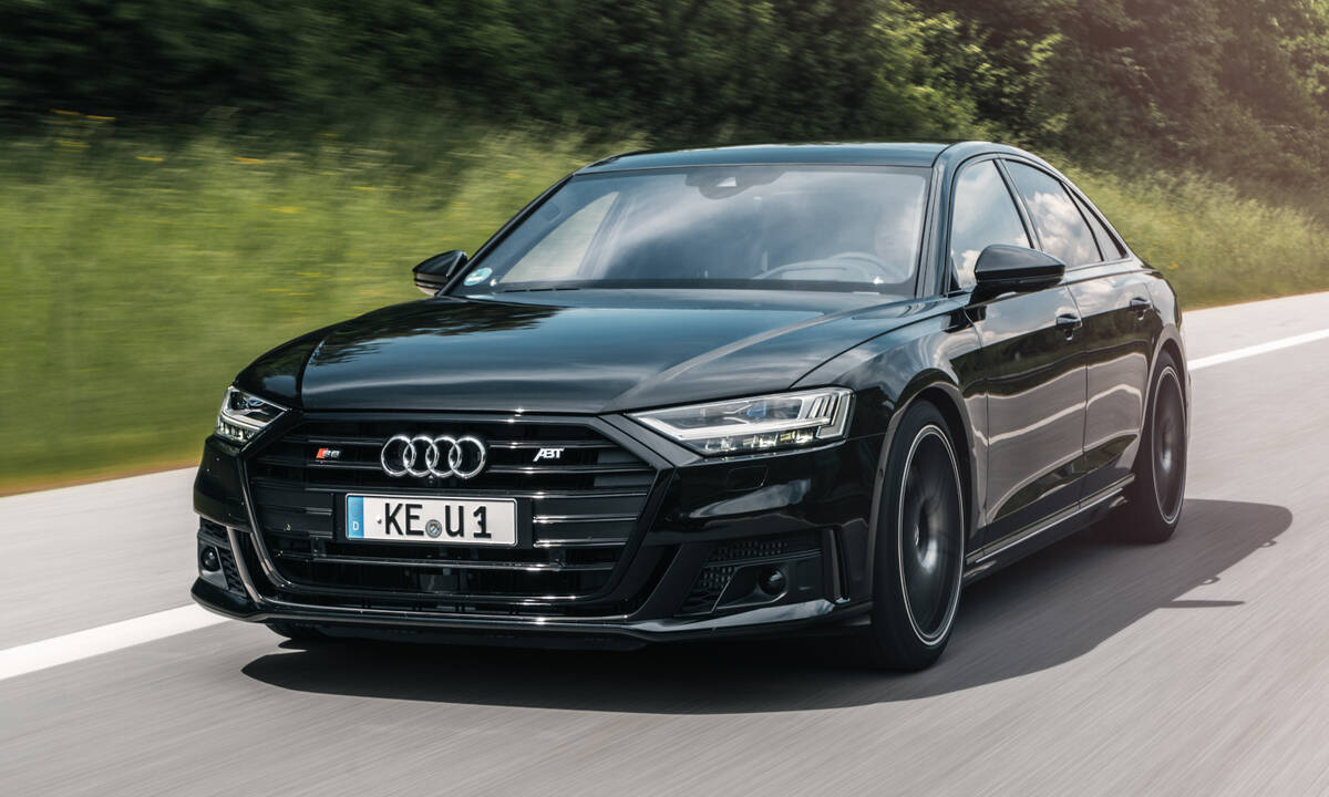Super spacious super luxurious super sports car ABT Sportsline equips Audi S8 with 700 hp and new wheels Audi Tuning VW Tuning Chiptuning von ABT Sportsline