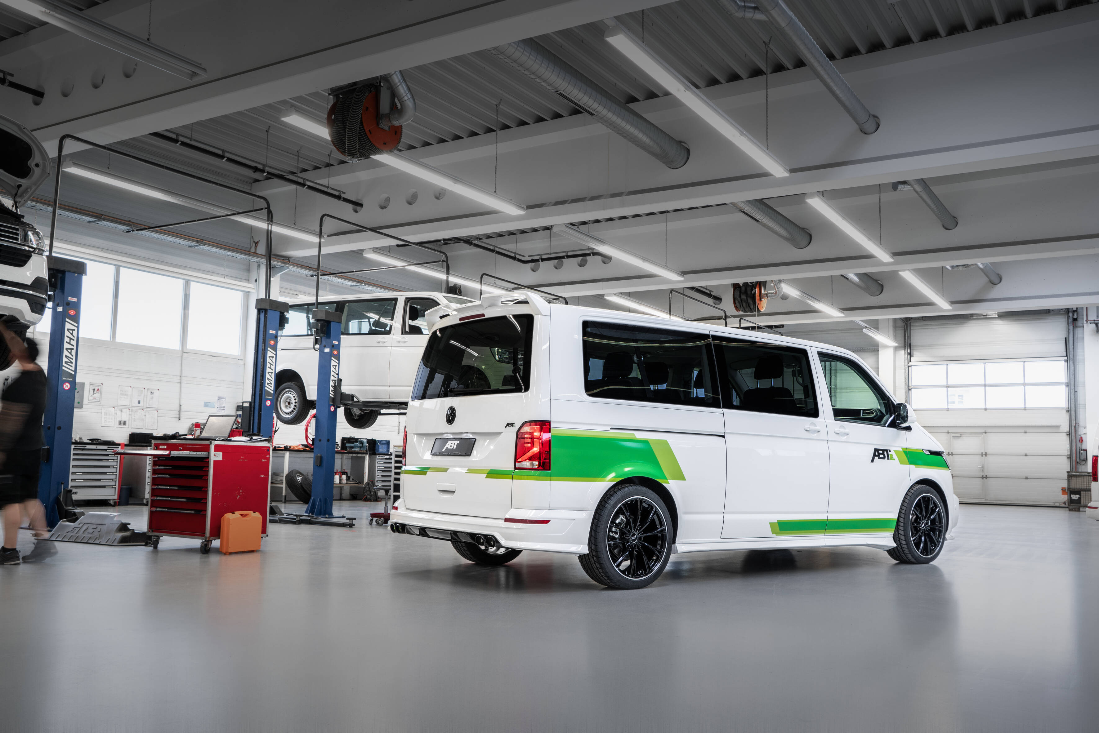 Speed meets space – the Volkswagen T5 promotion model by ABT Sportsline -  Audi Tuning, VW Tuning, Chiptuning von ABT Sportsline.