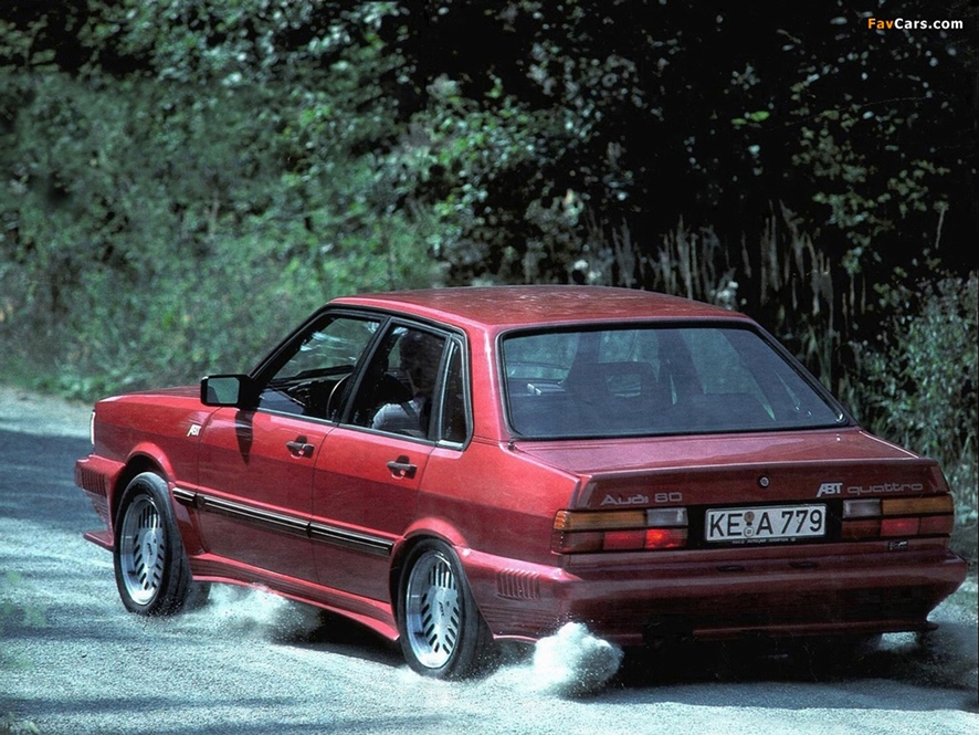 ABT congratulates Audi 80 on its 50th birthday - From 95 tuning HP